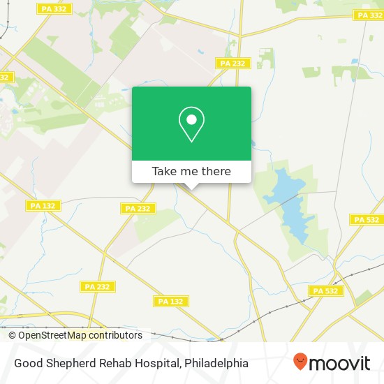 Mapa de Good Shepherd Rehab Hospital