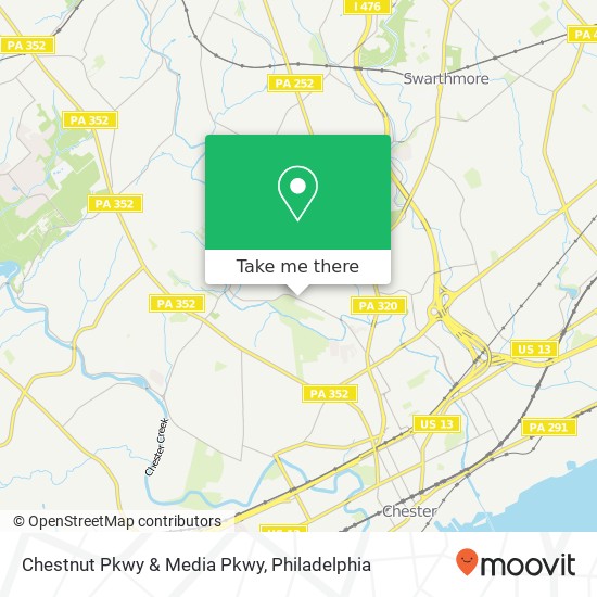 Mapa de Chestnut Pkwy & Media Pkwy