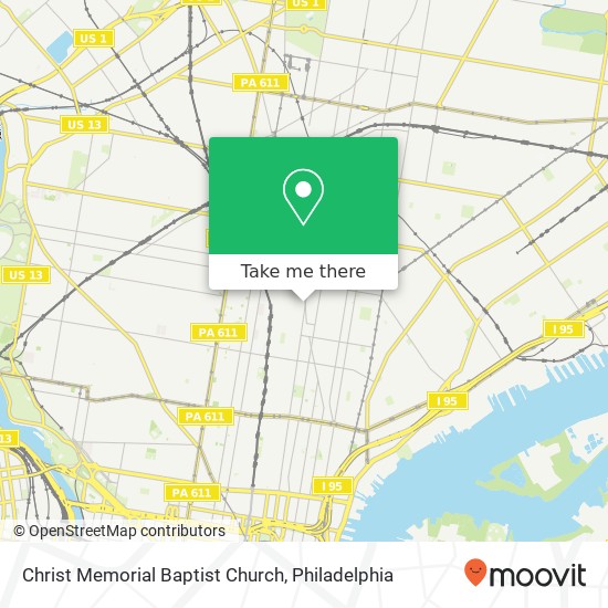 Christ Memorial Baptist Church map