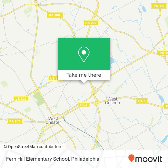 Fern Hill Elementary School map