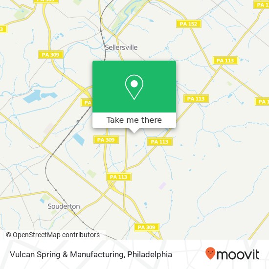 Vulcan Spring & Manufacturing map