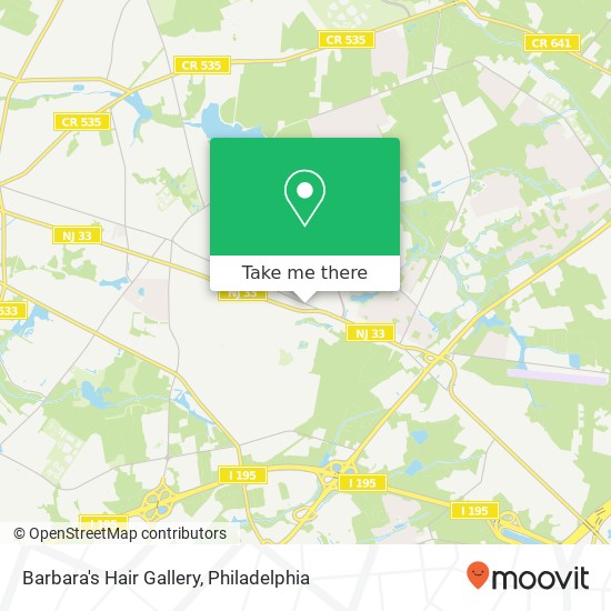 Barbara's Hair Gallery map