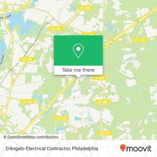 D'Angelo Electrical Contractor map