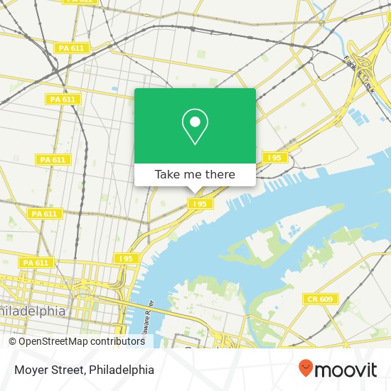 Moyer Street map