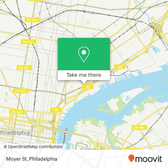 Moyer St map