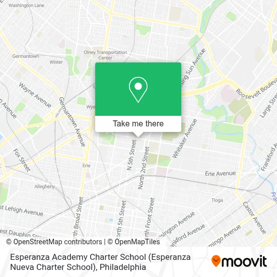 Esperanza Academy Charter School map