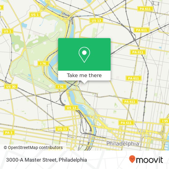 3000-A Master Street map