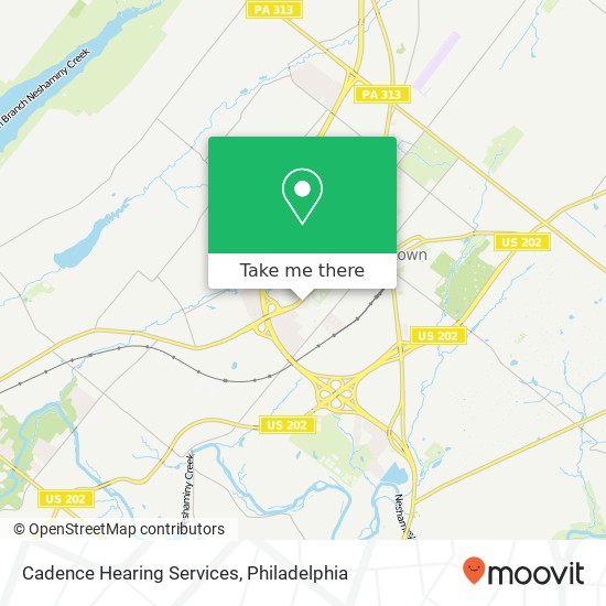 Cadence Hearing Services map