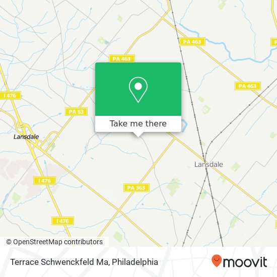 Terrace Schwenckfeld Ma map