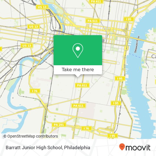 Mapa de Barratt Junior High School