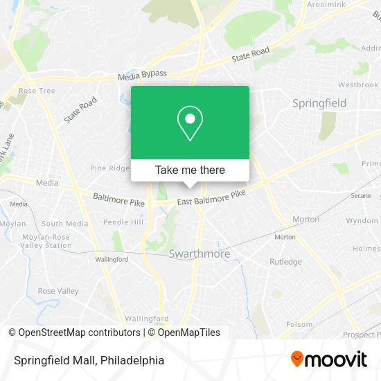 Springfield Mall map