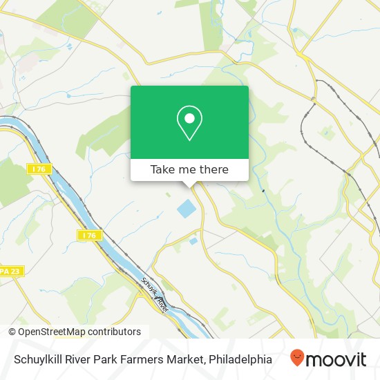 Mapa de Schuylkill River Park Farmers Market