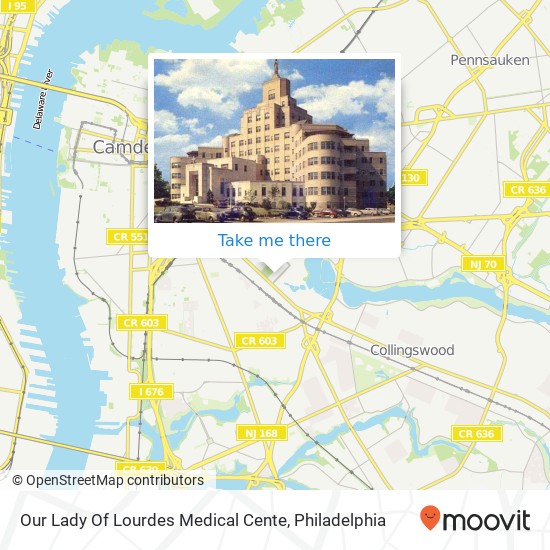 Our Lady Of Lourdes Medical Cente map