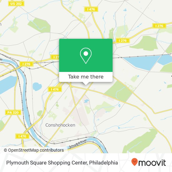 Mapa de Plymouth Square Shopping Center