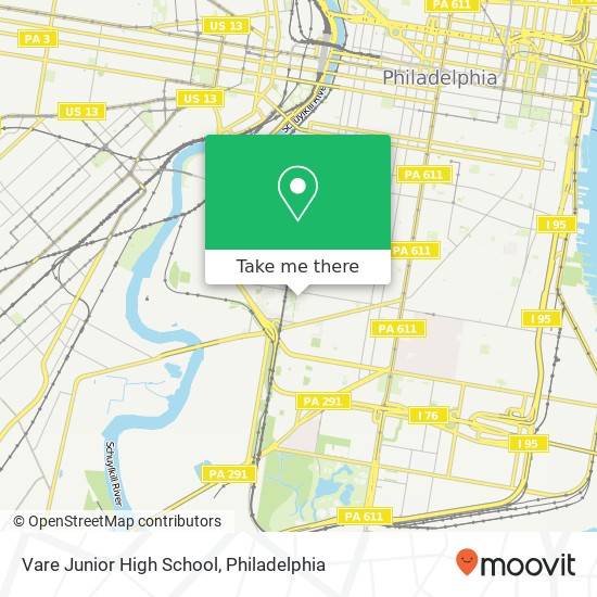 Vare Junior High School map