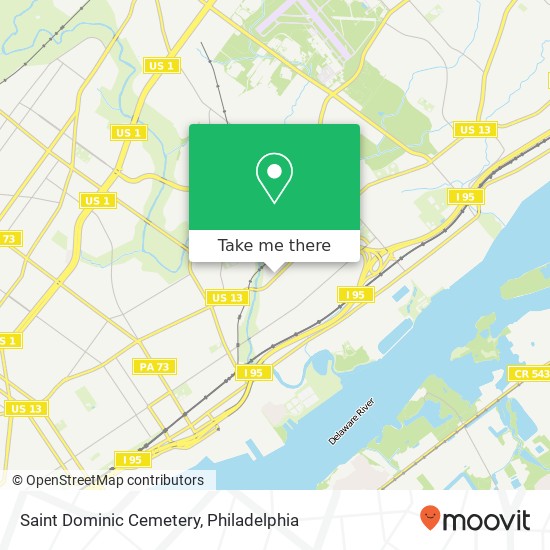 Saint Dominic Cemetery map