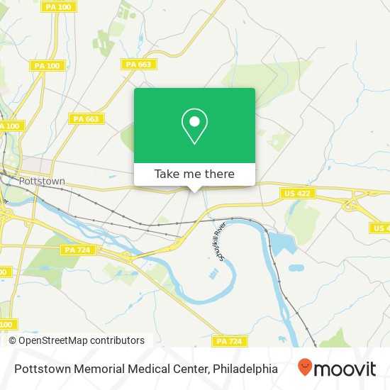 Pottstown Memorial Medical Center map