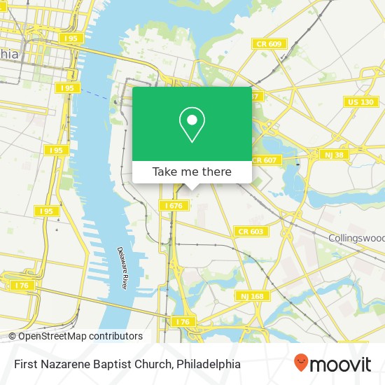 First Nazarene Baptist Church map