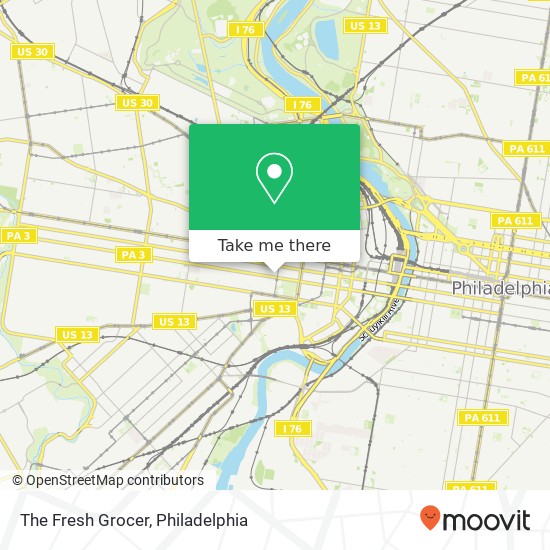 Mapa de The Fresh Grocer