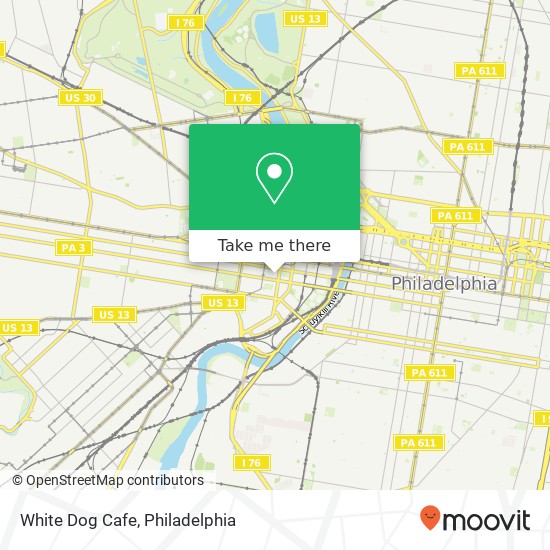 Mapa de White Dog Cafe
