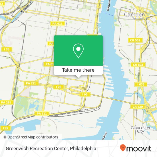Mapa de Greenwich Recreation Center