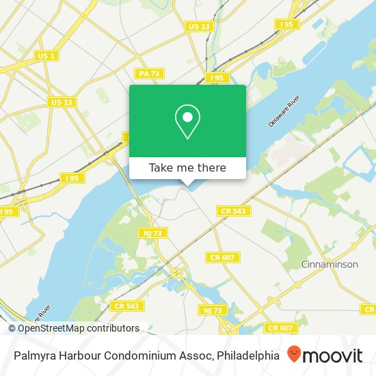 Mapa de Palmyra Harbour Condominium Assoc