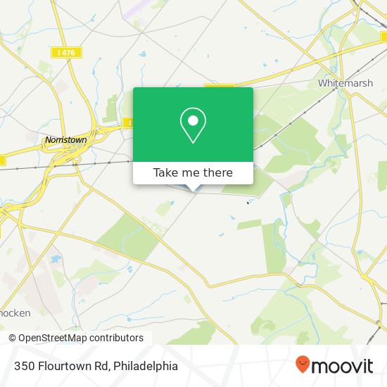 Mapa de 350 Flourtown Rd
