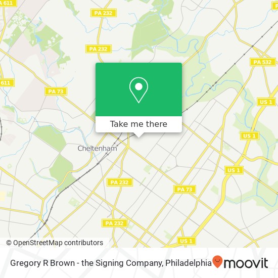 Gregory R Brown - the Signing Company map