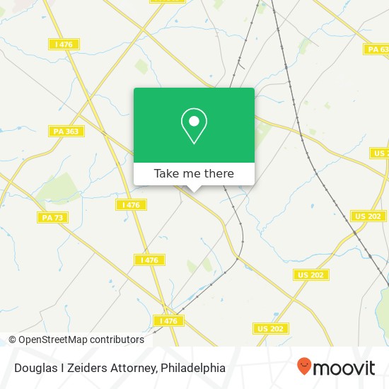 Mapa de Douglas I Zeiders Attorney