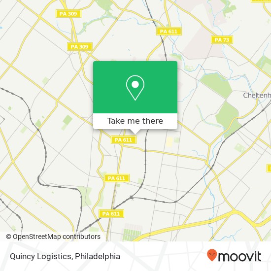 Quincy Logistics map
