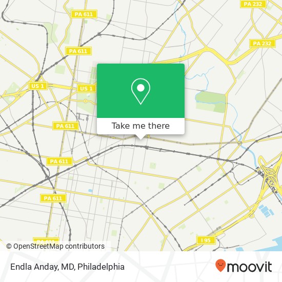 Endla Anday, MD map