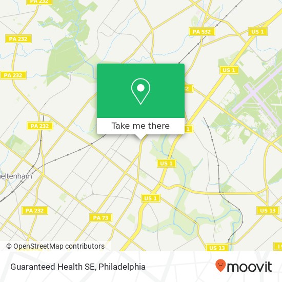 Guaranteed Health SE map