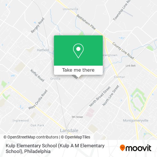 Mapa de Kulp Elementary School (Kulp A M Elementary School)