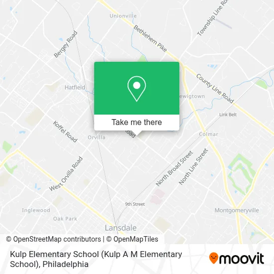 Kulp Elementary School (Kulp A M Elementary School) map
