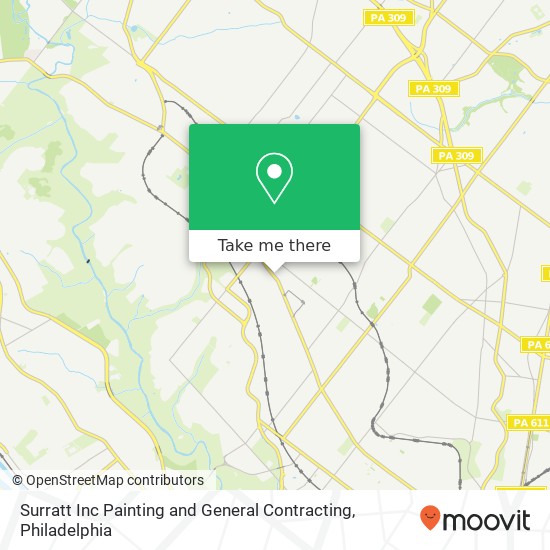 Mapa de Surratt Inc Painting and General Contracting
