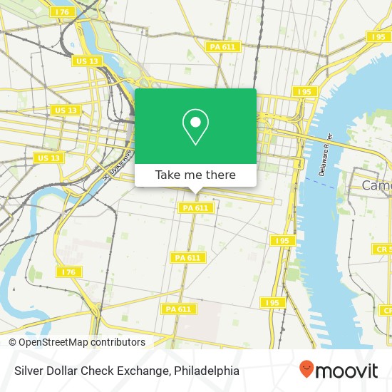 Silver Dollar Check Exchange map