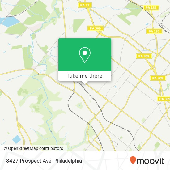 8427 Prospect Ave map