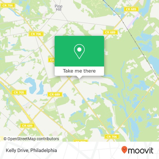 Kelly Drive map