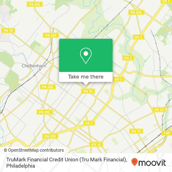 TruMark Financial Credit Union (Tru Mark Financial) map