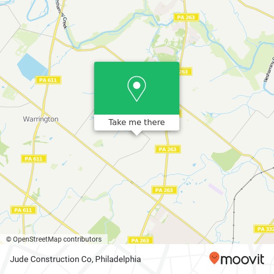 Mapa de Jude Construction Co
