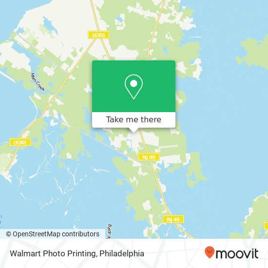 Walmart Photo Printing map