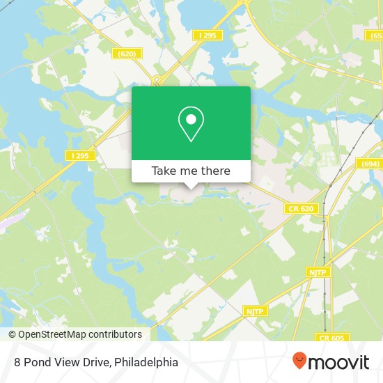 Mapa de 8 Pond View Drive