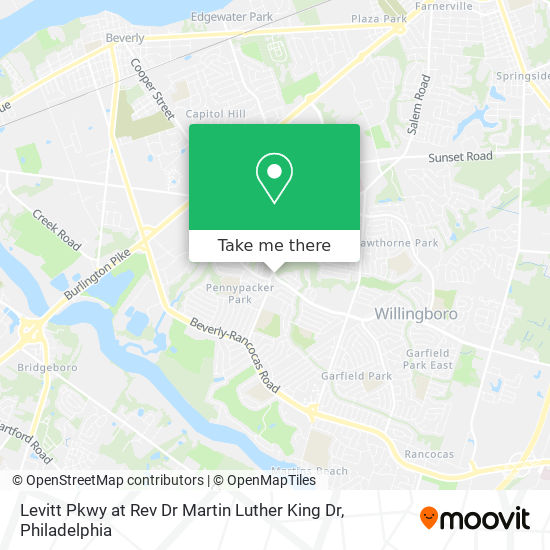 Levitt Pkwy at Rev Dr Martin Luther King Dr map