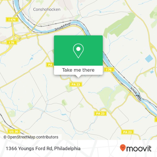 1366 Youngs Ford Rd map