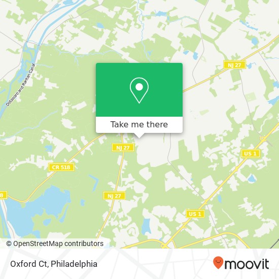Oxford Ct map