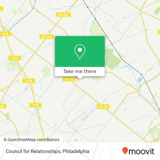 Mapa de Council for Relationships