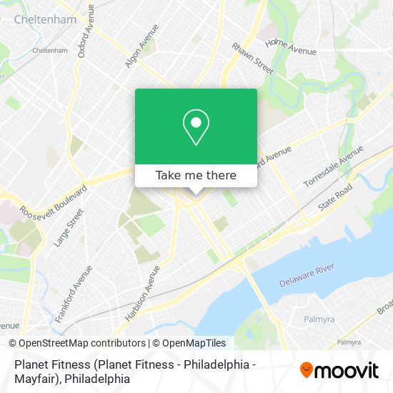 Planet Fitness (Planet Fitness - Philadelphia - Mayfair) map