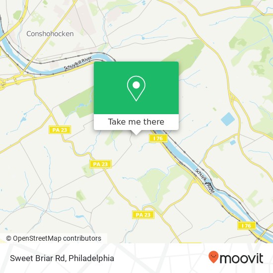 Mapa de Sweet Briar Rd