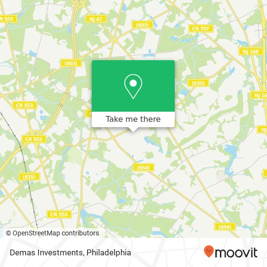 Demas Investments map