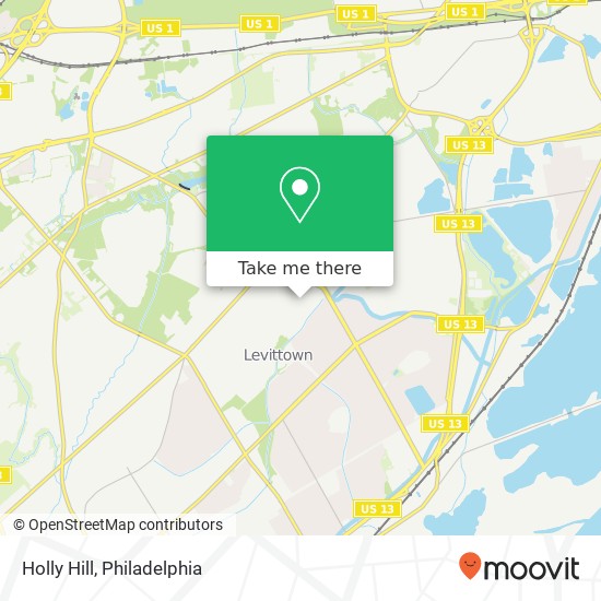Mapa de Holly Hill